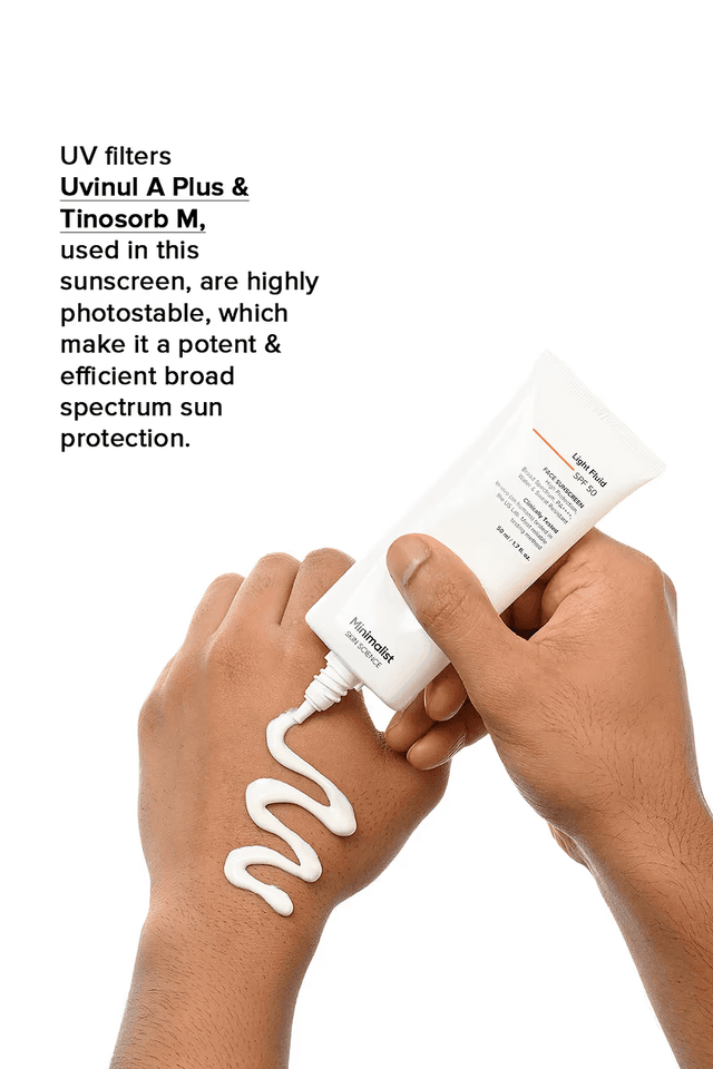 Minimalist sunscreen product detail